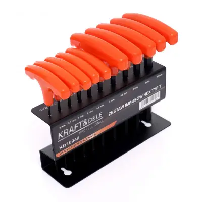 10 Delni set imbus T ključev na stojalu 2-10mm