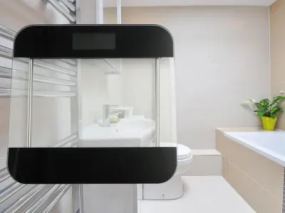 Osebna LCD tehtnica steklena do 180kg