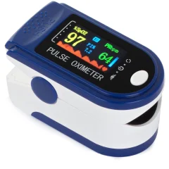 Naprstni pulzni oksimeter in merilnik srčnega utripa LCD