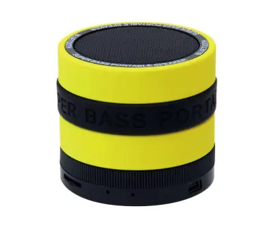 Conceptronic brezžični Bluetooth super bas zvočnik črno / rumeno