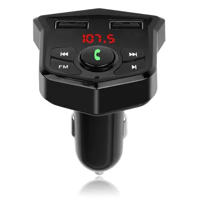 LCD FM oddajnik SD MP3 bluetooth polnilec 2xUSB