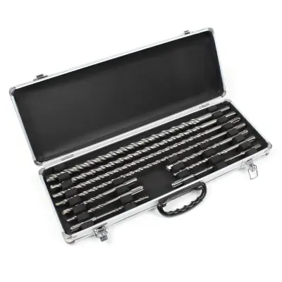 11 delni komplet SDS plus svedrov za beton 5-20mm + alu kovček