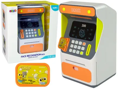 Bankomat Piggy Bank s senzor za prepoznavanje obrazov PIN odpiranje
