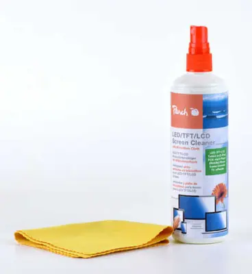 ČISTILO V SPREJU ZA EKRANE + KRPICA  250ml PEACH 313282