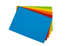 Ločilni listi A5 230 x160 mm intenzivna modra karton 10 kos
