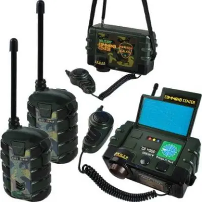 Set treh walkie talkie vojaških postaj