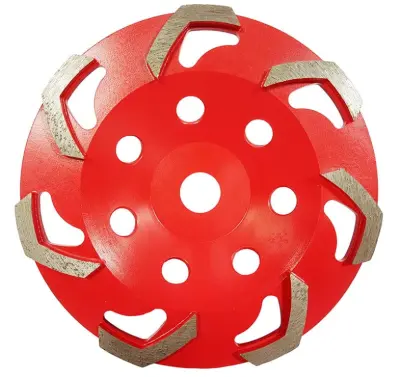 Groba diamantna plošča za brušenje betona 180mm