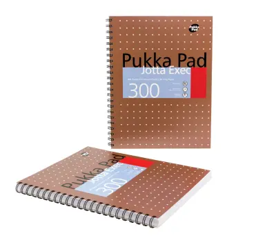 Blok špirala Pukka Pad Jotta exec A4+ 225 x 297mm 300 strani/80gr črtni, 4 luknje 7019-MET