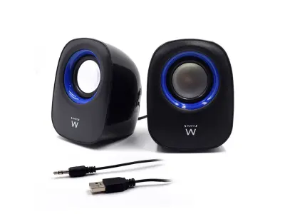 Ewent Ew3501 2.0 Usb črni zvočniki