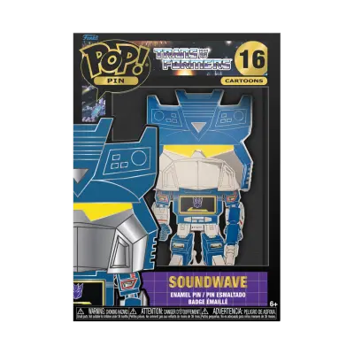 FUNKO POP PIN: TRANSFORMERS - SOUNDWAVE figura