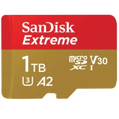 SANDISK Extreme microSDXC 1TB + SD Adapter pomnilniška kartica