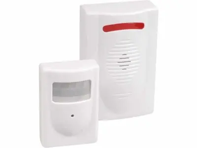 Brezžični signalizator vstopa na baterije z ločeno notranjo enoto na baterije 120m IP44