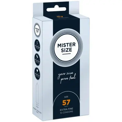 KONDOMI Mister Size 57 mm (10/1)