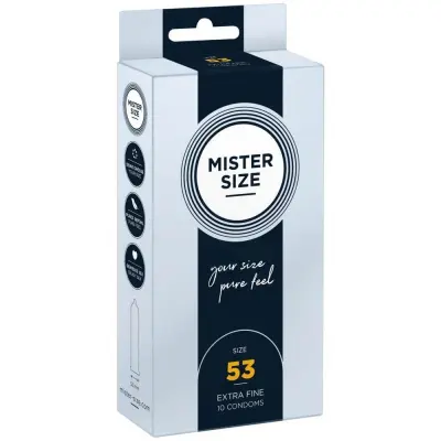 KONDOMI Mister Size 53 mm (10/1)