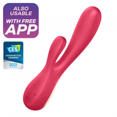 VIBRATOR RABBIT Satisfyer Mono Flex Red