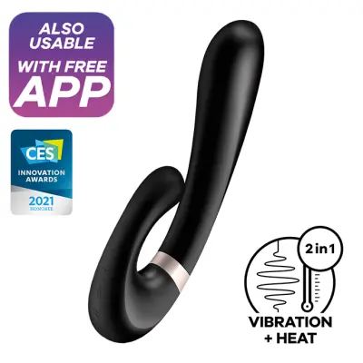 VIBRATOR Satisfyer Heat Wave Connect App Black