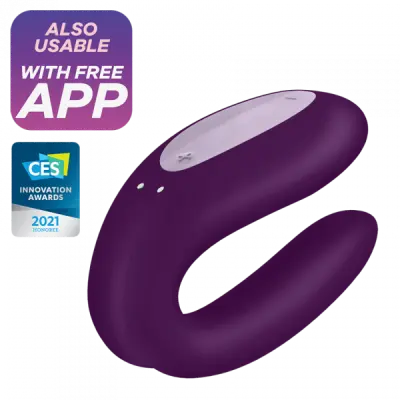 VIBRATOR ZA PARE Partner Double Joy Violet