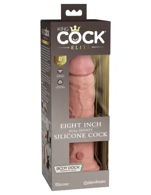DILDO King Cock Elite Dual Density 8 Light