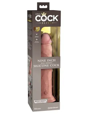 DILDO King Cock Elite Dual Density 9 Light