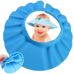 Zaščita za oči in ušesa pri umivanju otroških las
