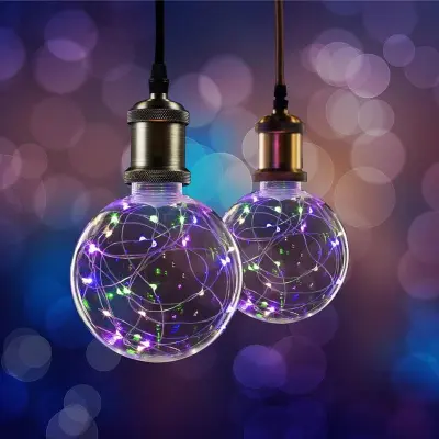 LED dekorativna žarnica RGB E27 G125