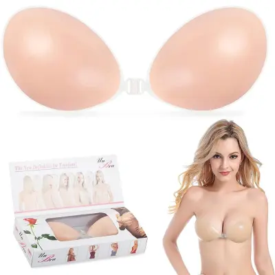 Push up nevidni silikonski nedrček Un bra C
