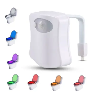 WC LED RGB lučka – senzor gibanja