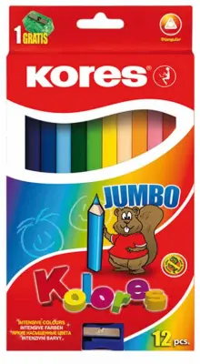 Kores Barvice Jumbo, 12 kos