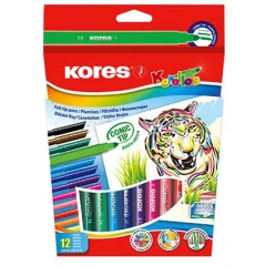 Kores Flomastri, debela mina, 12 kos