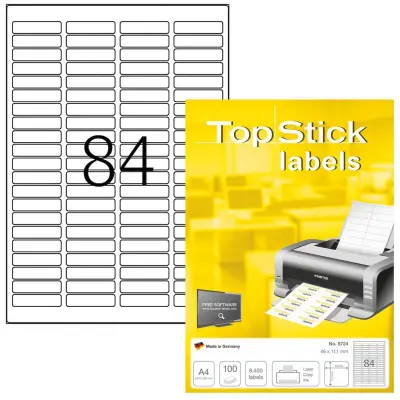 Etikete 46 x 11,1 mm 8724 univerzalne Topstick Herma 100 pol