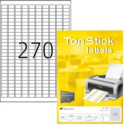 Etikete 17,8 x 10 mm 8790 univerzalne Topstick Herma 100 pol