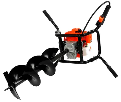 Štiriročni motorni zemeljski vrtalnik 5,2KM + 3 svedri 100-150-200mm