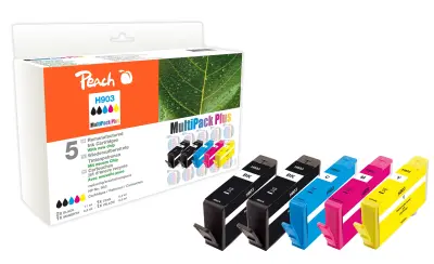 Črnilo Peach HP 903, 2 x bk-11ml , 3 x 5,2ml komplet 5/1 320000