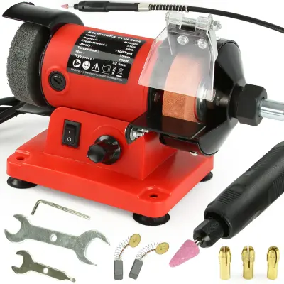 Večnamenski namizni brusilnik 75mm 11.000vrt/min