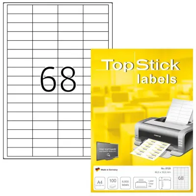 Etikete 48,3 x 16,9 mm 8729 univerzalne Topstick Herma 100 pol