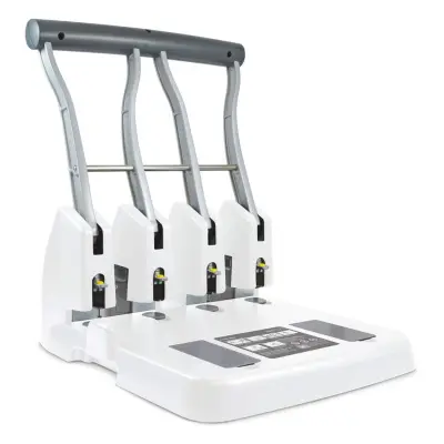 Luknjač Eco 4400 heavy duty 4 luknje 150l bel Rapesco 1407