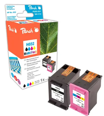 Črnilo Peach HP 652 11ml bk, 8ml color komplet 2/1 320098