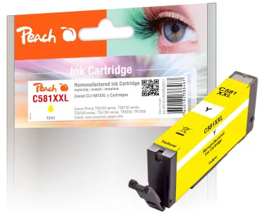 Črnilo Peach Canon CLI581XXL yellow 12ml, 320672 &gt;sm