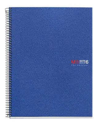 MiquelRius Zvezek A4, črtast, 150-listni, 70g, BASIC, PP, moder