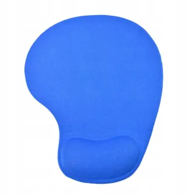 Ergonomska podloga za računalniško miško gel modra