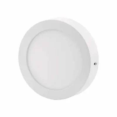 ALU LED nadgradni panel okrogli 18W hladno bela 6400K
