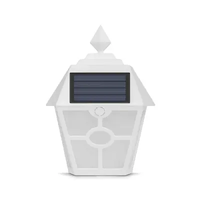 Stenska LED solarna svetilka hladno bela svetloba 14 x 6.2 x 19 cm