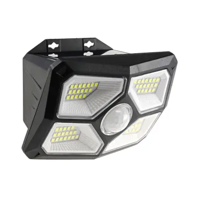 Solarna LED stenska svetilka 72 LED IP65