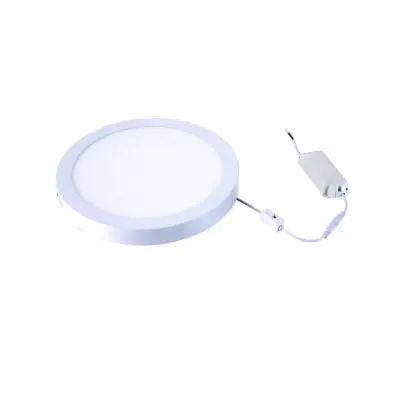 Nadometni LED panel 24W 3CCT 1920lm fi 300mm 3 barve svetlobe (možnost izbire z gumbom)