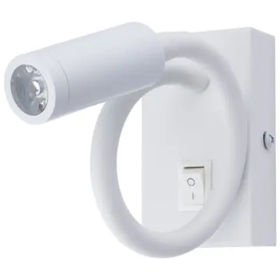 Bralna LED svetilka Leo 3W 4000K bela