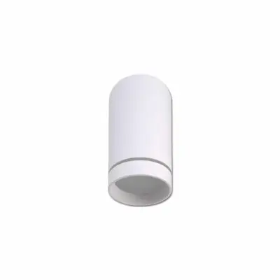 LED nadometna svetilka okrogla 5W 4000K 60x100mm bela