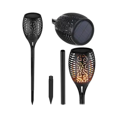 LED solarna svetilka z efektom plamena 12 LED 30lm IP44