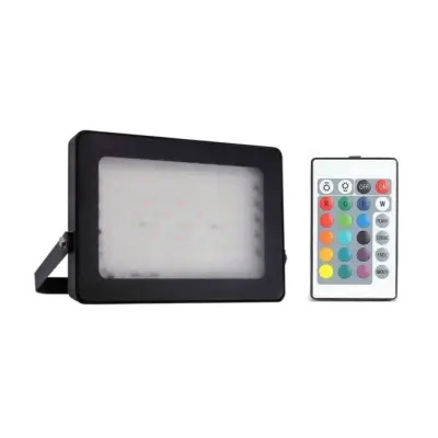 LED reflektor 20W 2070lm RGBW z daljinskim upravljalnikom IP65 vodotesen