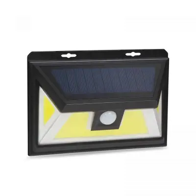 Stenska solarna COB LED solarna svetilka 5W 300lm 1200 mAh IP65 s senzorjem gibanja in mraka 3 načini delovanja