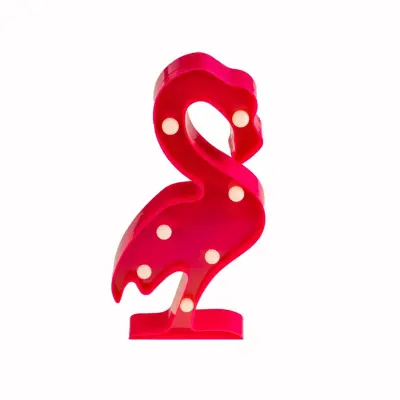 LED flamingo na baterije